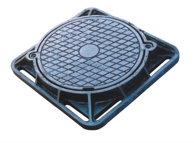 Hố ga được thiết kế bằng chất liệu gang 