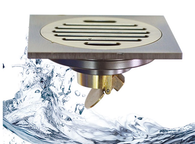 Phễu tho&aacute;t s&agrave;n chống m&ugrave;i được thiết kế nắp lật