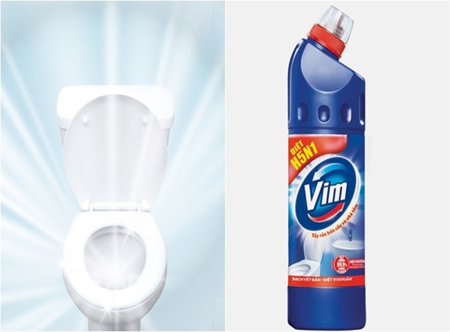 D&ugrave;ng dung dịch vệ sinh bồn cầu cho t&aacute;c dụng tốt