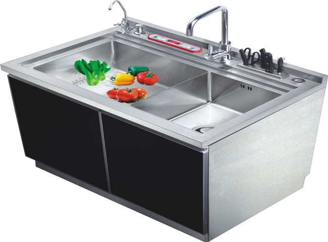 Bồn rửa chén làm bằng Inox cao cấp