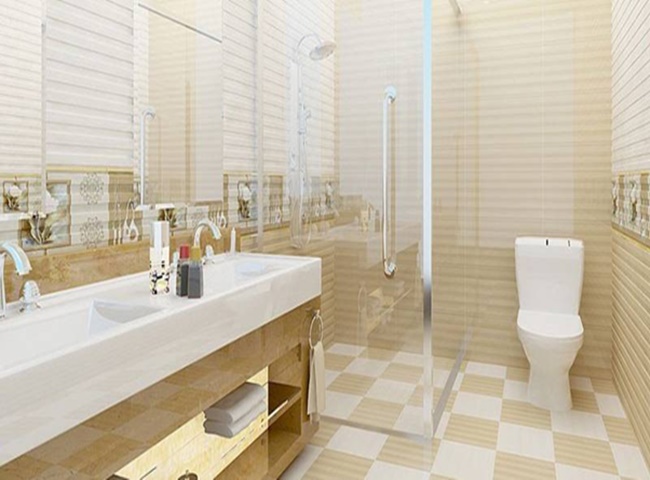 Do c&aacute;c thiết bị trong toilet thiết kế sai vị tr&iacute;