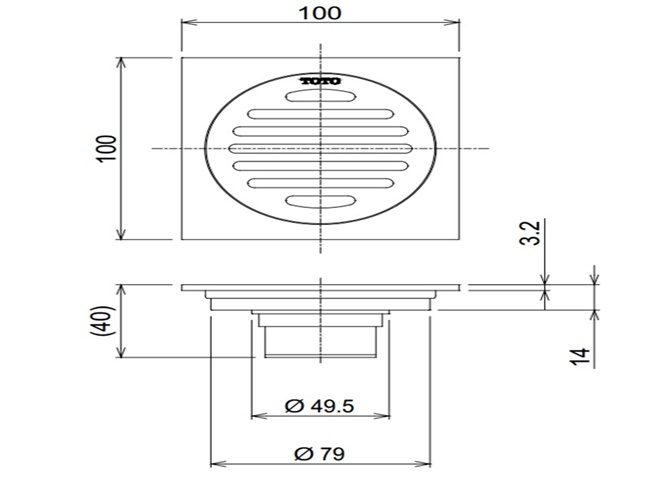 Bản vẽ chi tiết sản phẩm thoát sàn chống mùi