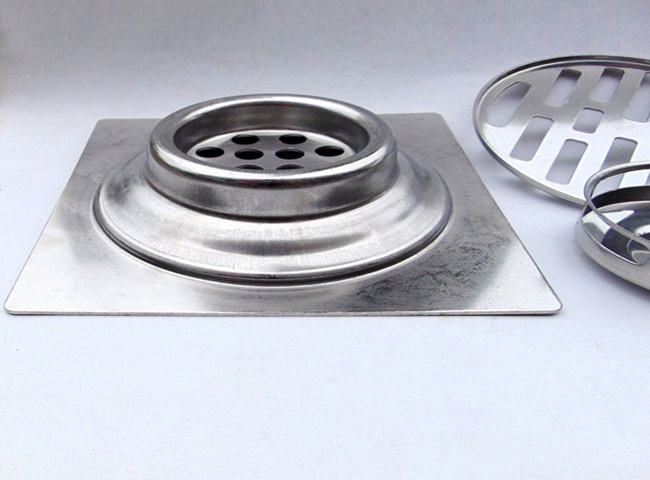 Phễu thoát sàn chống mùi làm từ inox chuyên dụng