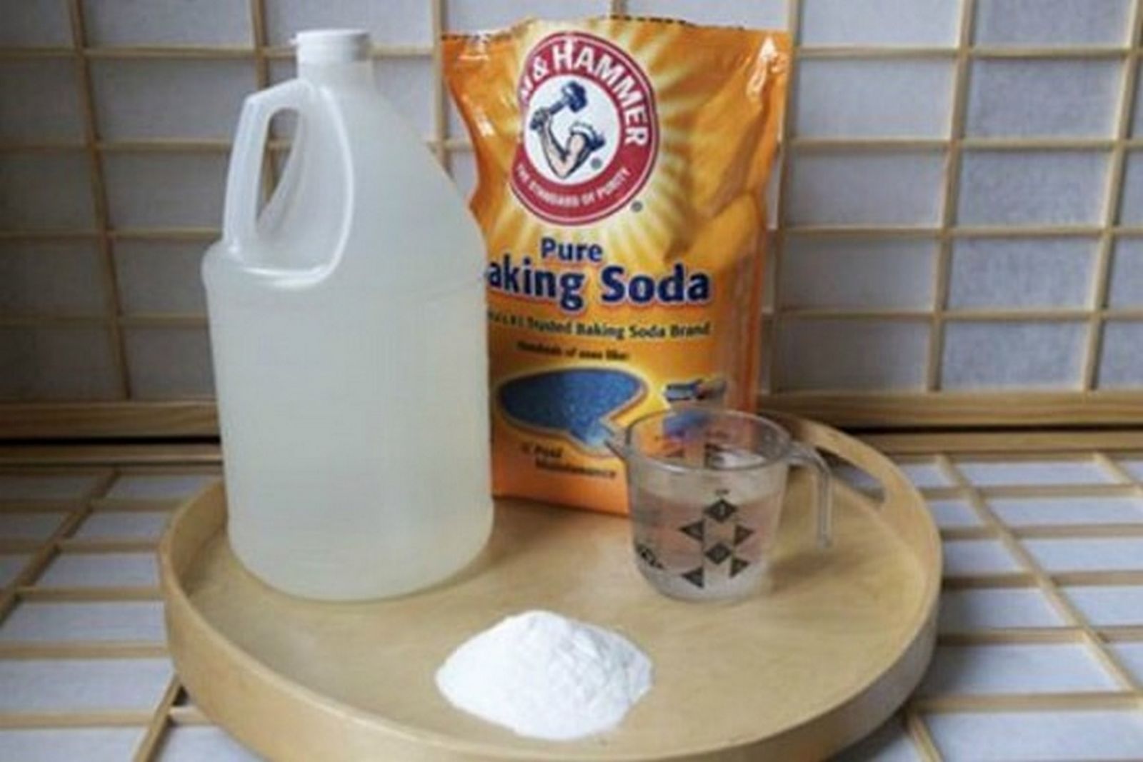 Nguy&ecirc;n liệu cần chuẩn bị khi bắt tay v&agrave;o việc th&ocirc;ng cống bằng baking soda