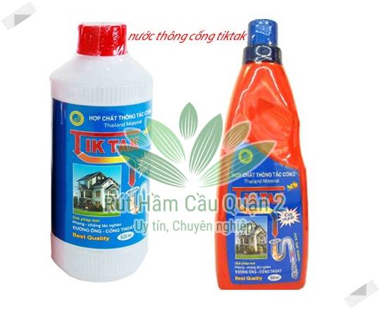 Nước cống tiktak không thể thiếu khi vệ sinh