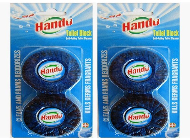 Viên tẩy bồn cầu Hando có mùi hương dễ chịu